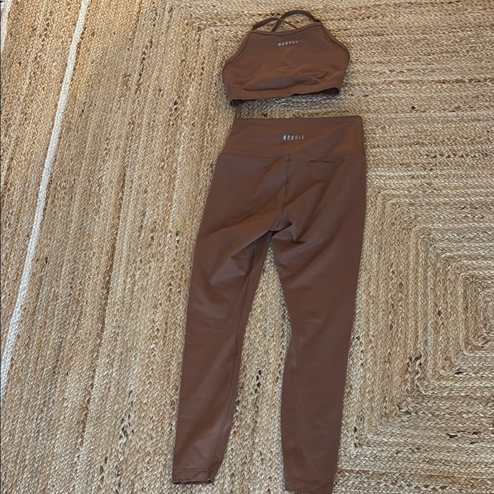 NOBULL Brown Seamless Leggings High-Waisted Performance